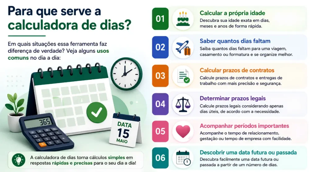 Calculadora De Dias para que serve a calculadora de dias